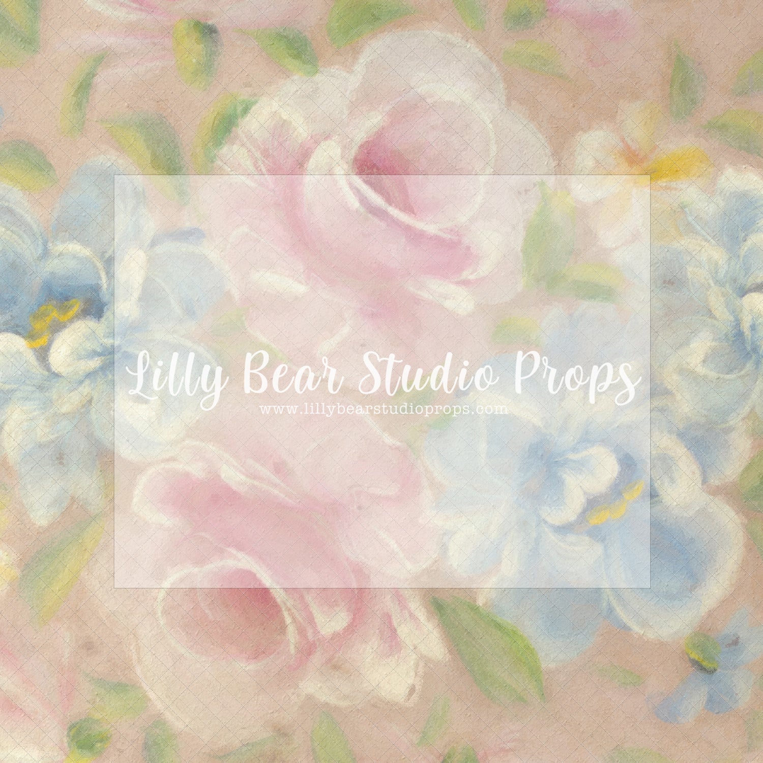 Vintage Pastel - Lilly Bear Studio Props, fine art, floral, girls, hand painted