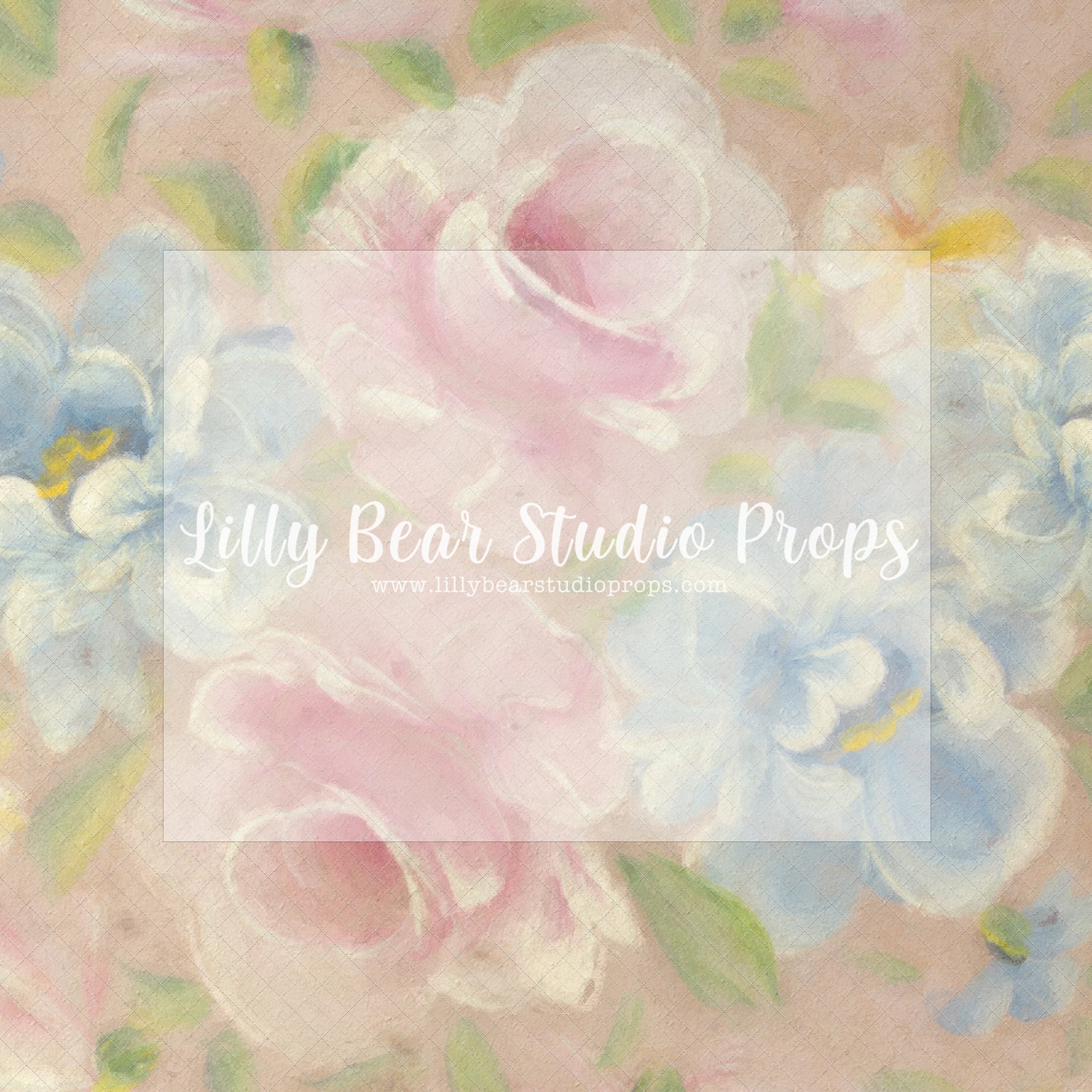 Vintage Pastel - Lilly Bear Studio Props, fine art, floral, girls, hand painted