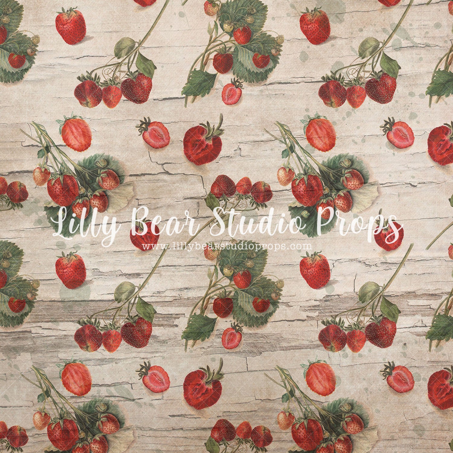 Vintage Strawberries - Lilly Bear Studio Props, berries, berry sweet, bloom, boho, fabric, first birthday, floral, flowers, garland, girls, greenery, ladder, lantern, lavendar, pink, poly, spring, spring boho, strawberry, strawberry farm, strawberry field, strawberry fields, strawberry picking, strawberry seeds, strawberry shortcake, sweet berries, sweet one, teepee, tent, vinyl, watering can