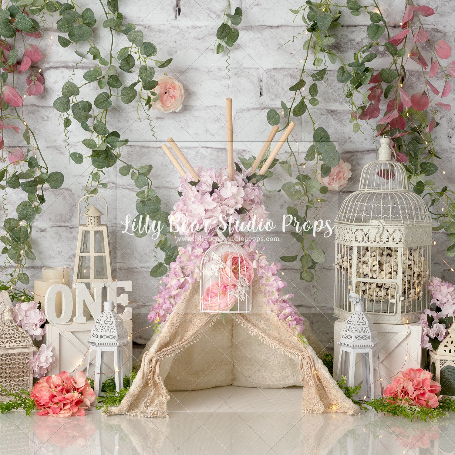 Vintage Teepee Garden