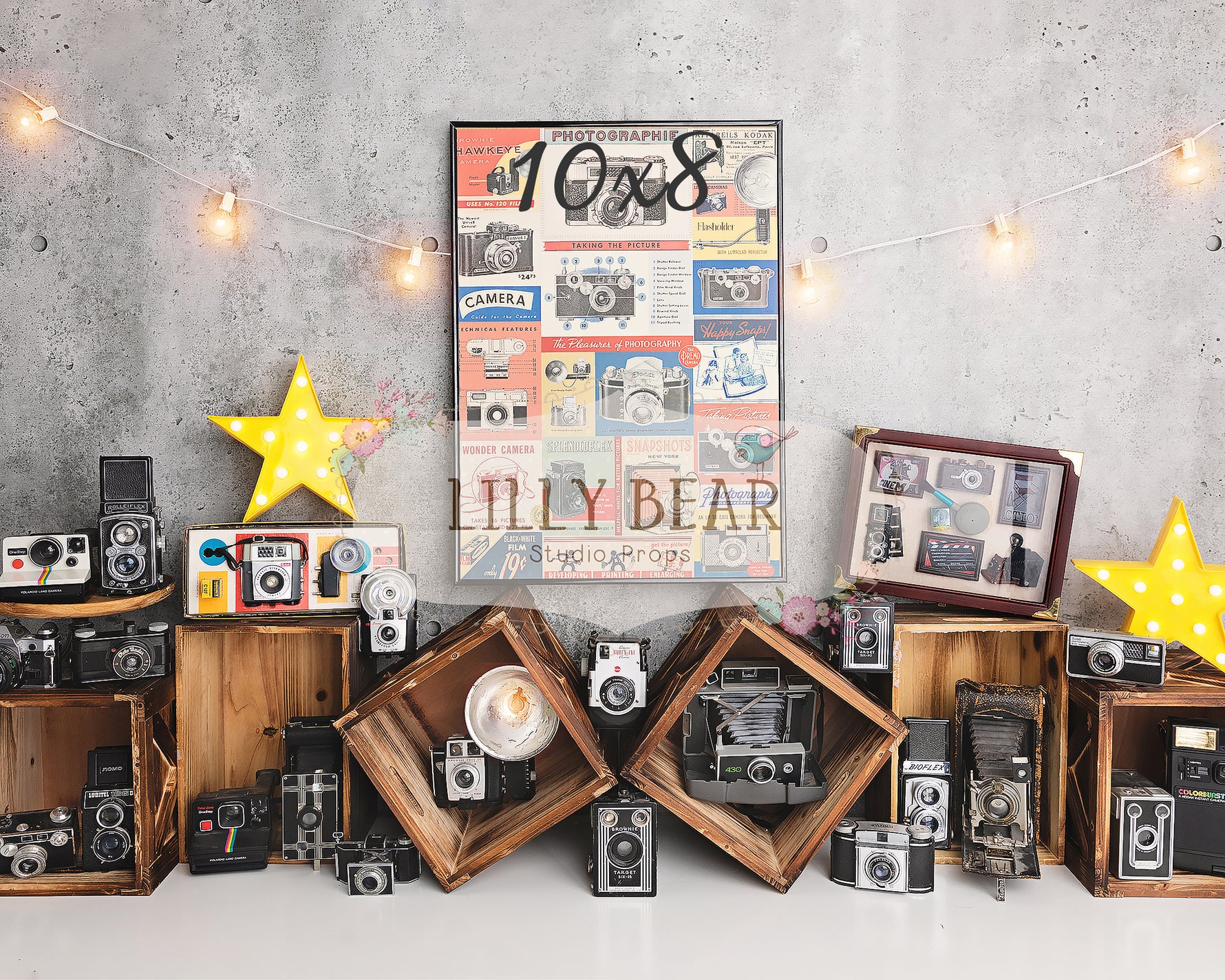 Vintage Camera by Meagan Paige Photography sold by Lilly Bear Studio Props, boys - Cameras - FABRICS - old camera - pho