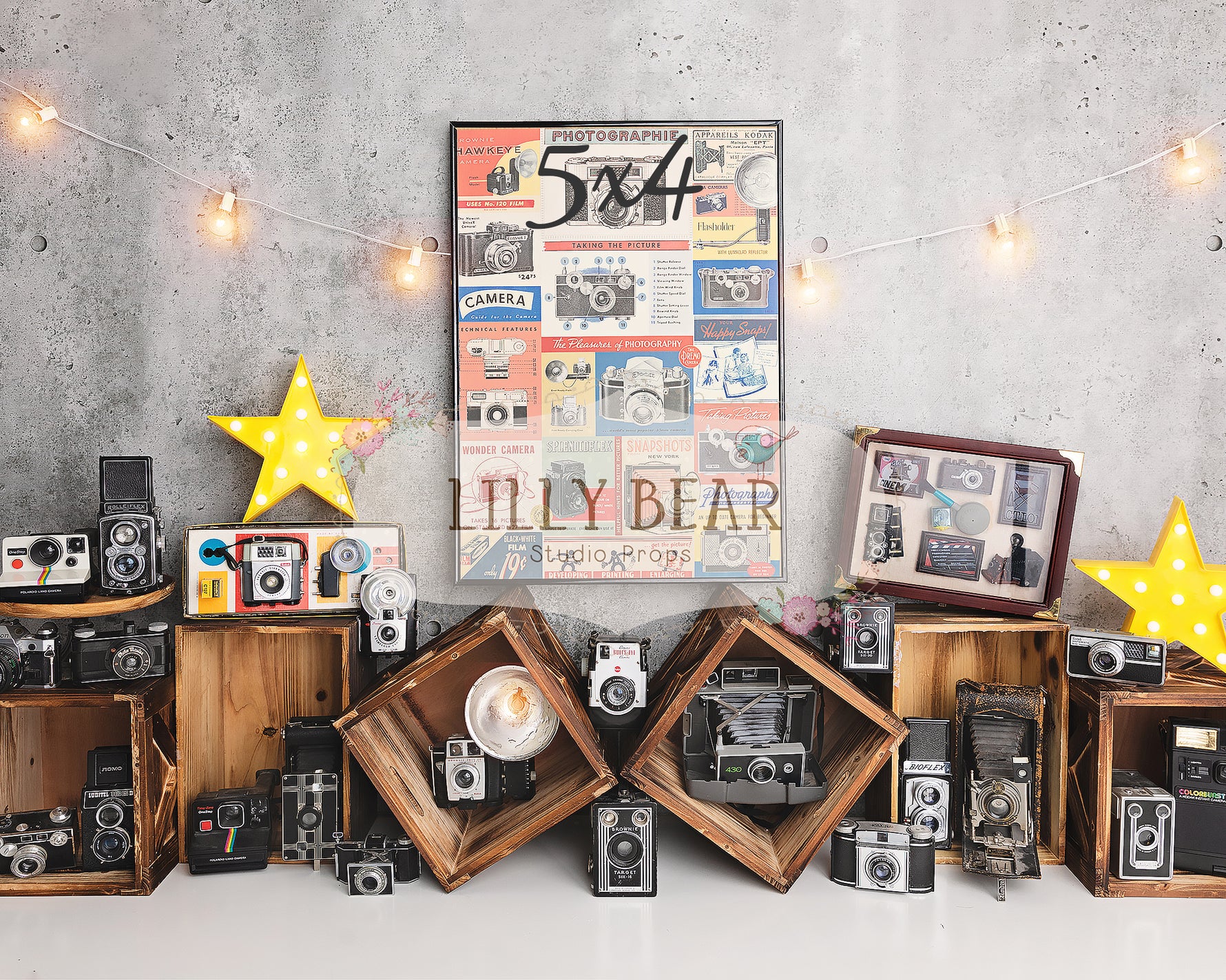 Vintage Camera by Meagan Paige Photography sold by Lilly Bear Studio Props, boys - Cameras - FABRICS - old camera - pho