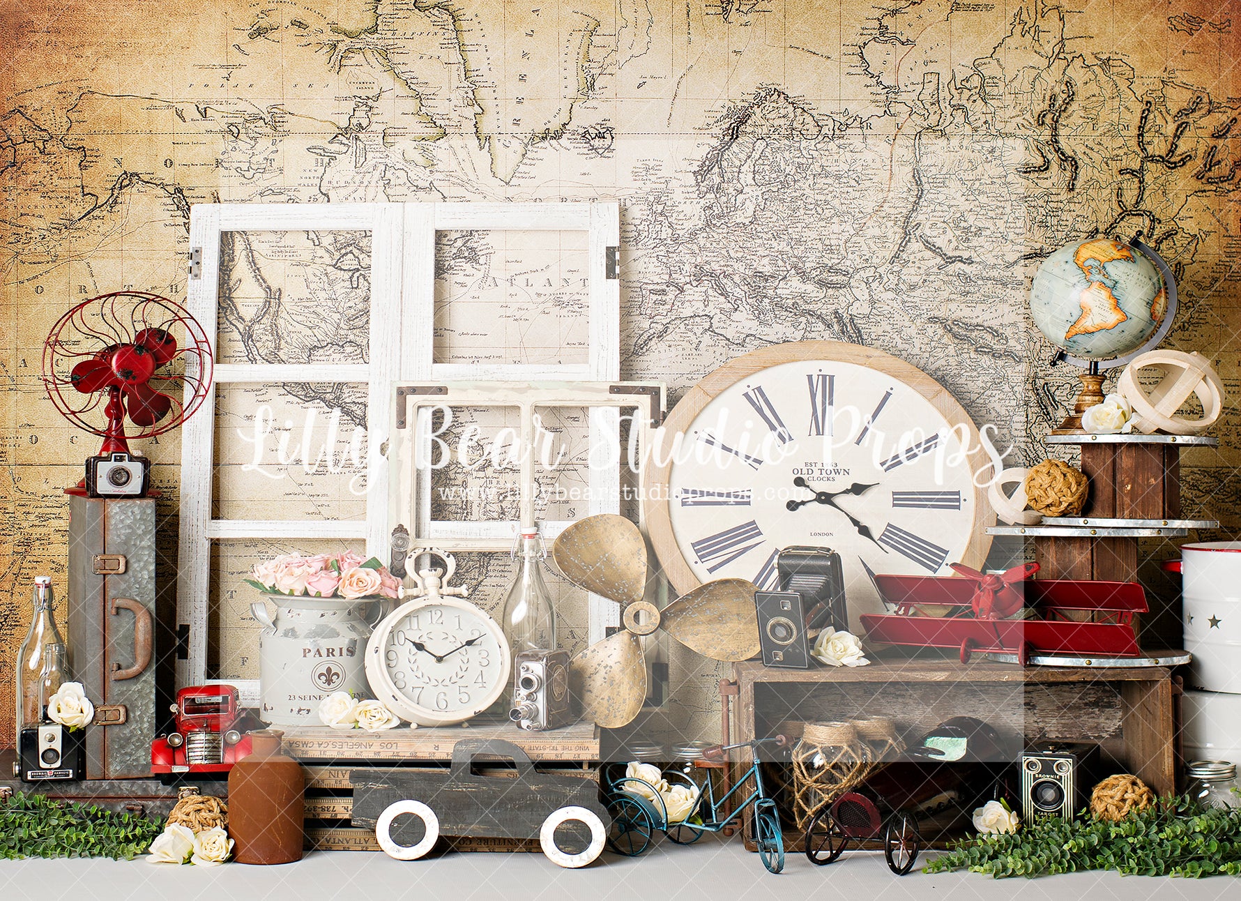 WORLD TRAVELER - Lilly Bear Studio Props, airplane, airplane hanger, airplane one, airplanes, aviation, aviator, FABRICS, little traveller, pilot, plane, planes, travel, traveller, world traveler, world traveller