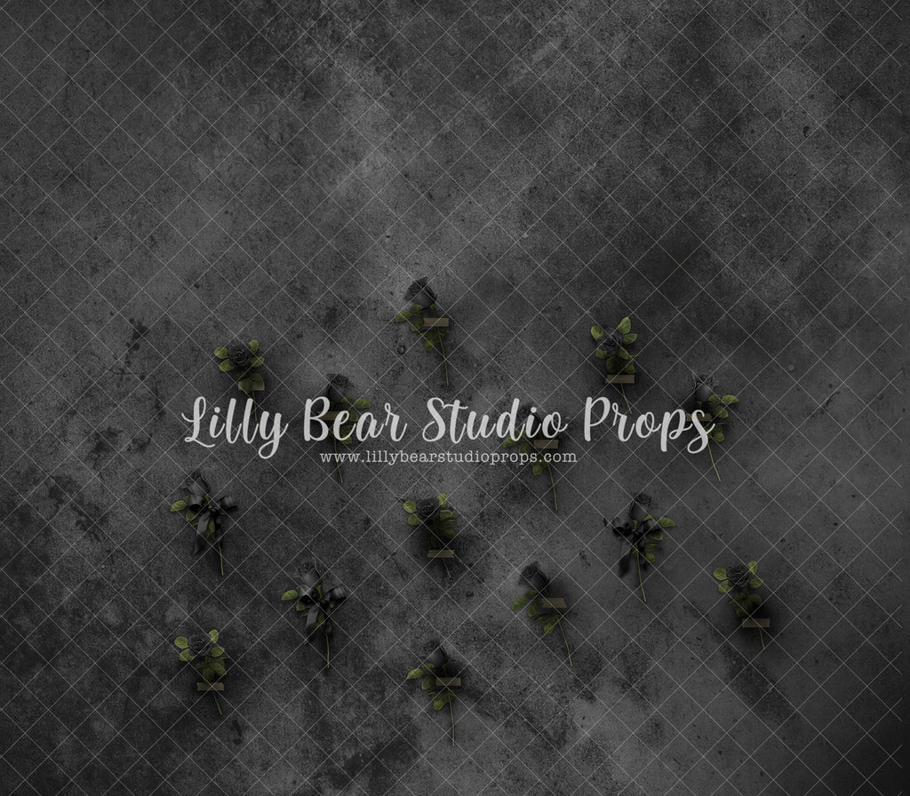 Wallflowers Black Roses - Lilly Bear Studio Props, black roses, black wall, Fabric, FABRICS, halloween flowers, scary flowers, spooky flowers