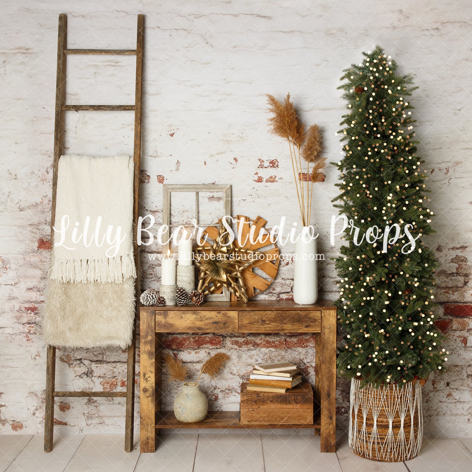 Warm Bohemian Christmas Home