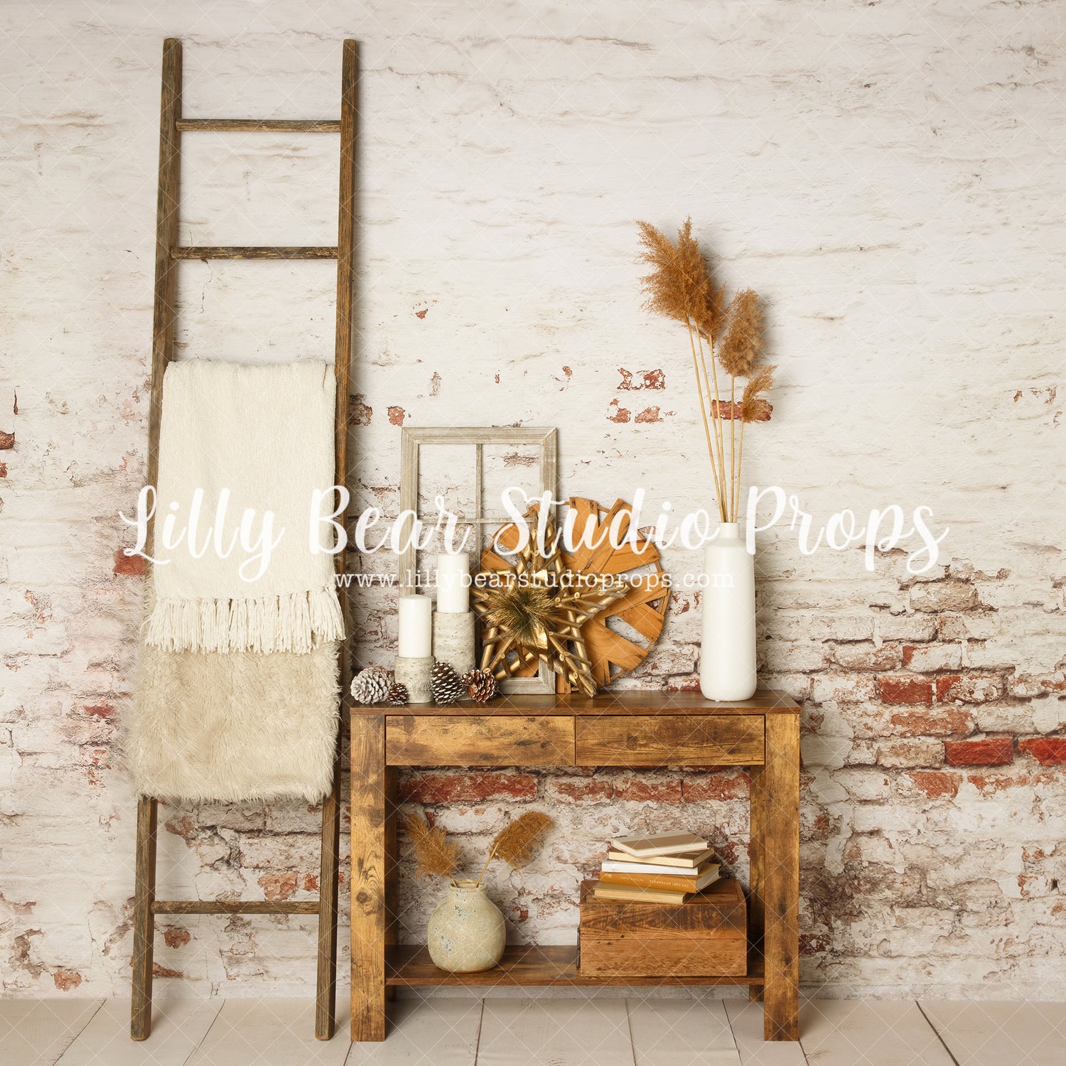 Warm Bohemian Christmas Ladder