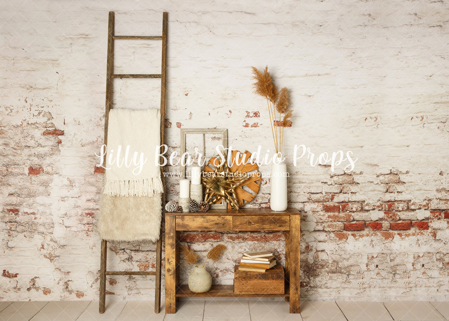Warm Bohemian Christmas Ladder