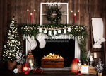 Warm & Cozy Christmas Mantle by Brittany Ebany & Co. sold by Lilly Bear Studio Props, candles - christmas - christmas c