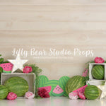 Watermelon Frenzy by Sweet Memories Photos By Carolyn sold by Lilly Bear Studio Props, birthday - cake smash - FABRICS