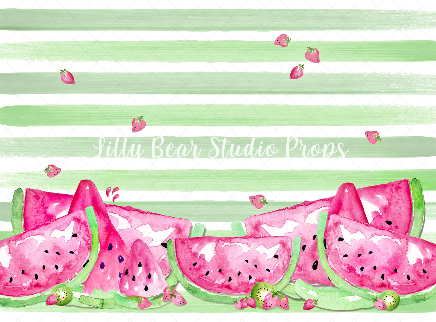 Watermelon Green Stripes