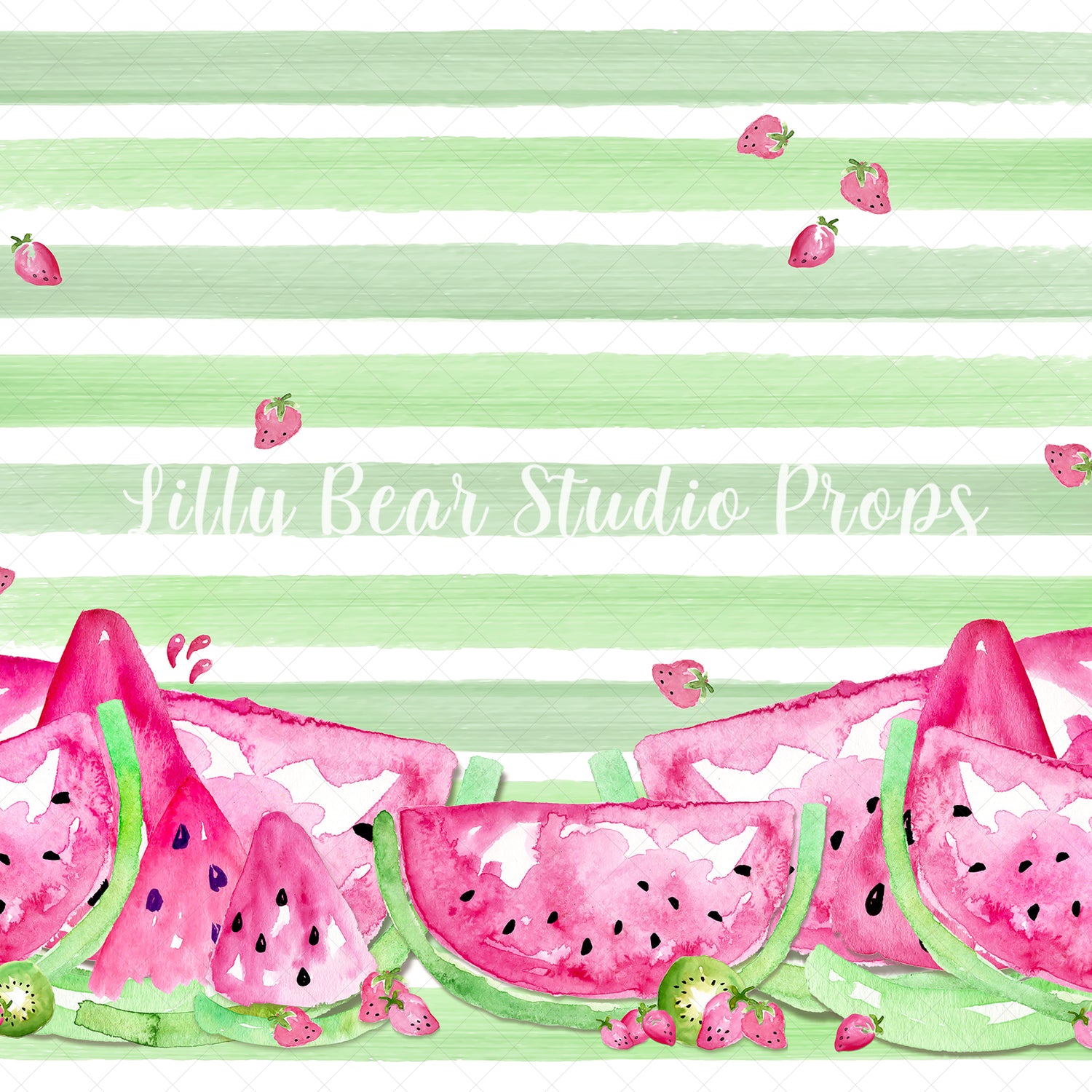Watermelon Green Stripes
