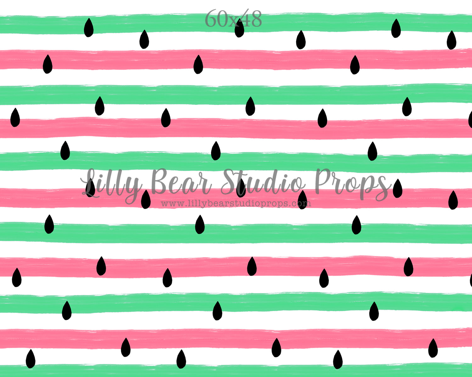 Watermelon Seeds by Jessica Ruth Photography sold by Lilly Bear Studio Props, girls - hand painted - pattern - pink and