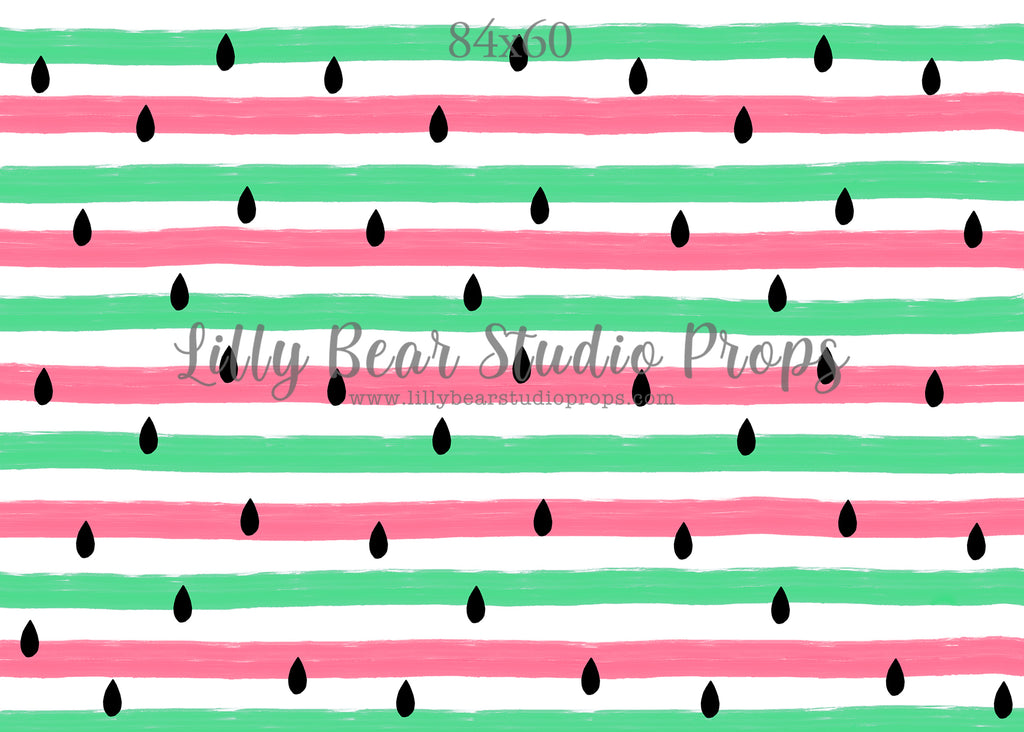 Watermelon Seeds by Jessica Ruth Photography sold by Lilly Bear Studio Props, girls - hand painted - pattern - pink and