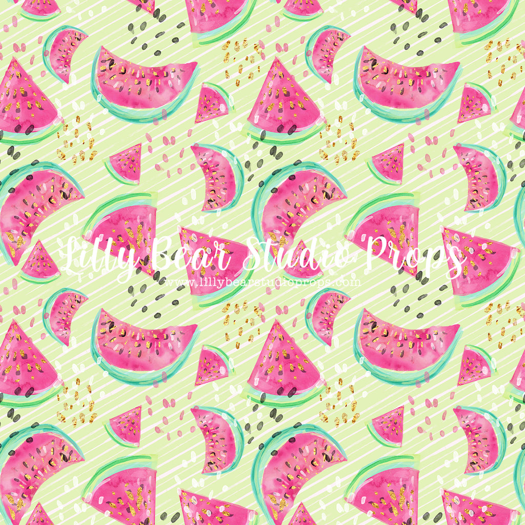 Summer Melon by Lilly Bear Studio Props sold by Lilly Bear Studio Props, birthday - cake smash - FABRICS - melon - star