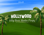 Welcome To Hollywood by Jessica Ruth Photography sold by Lilly Bear Studio Props, autumn - boys - cake smash - fabric