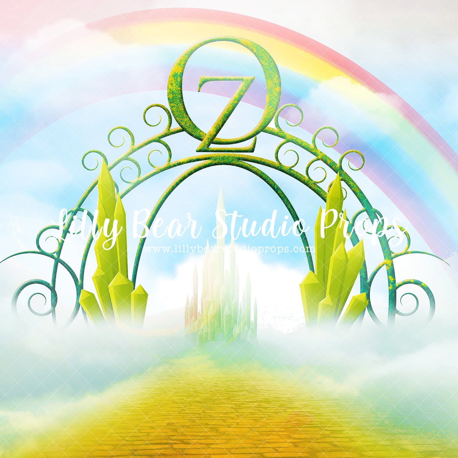 Welcome To Oz - Lilly Bear Studio Props, dorothy, munchkin, over the rainbow, oz, oz entrance, somewhere over the rainbow, the wizard of oz, welcome to oz, wizard, wizard of oz, yellow brick, yellow brick road