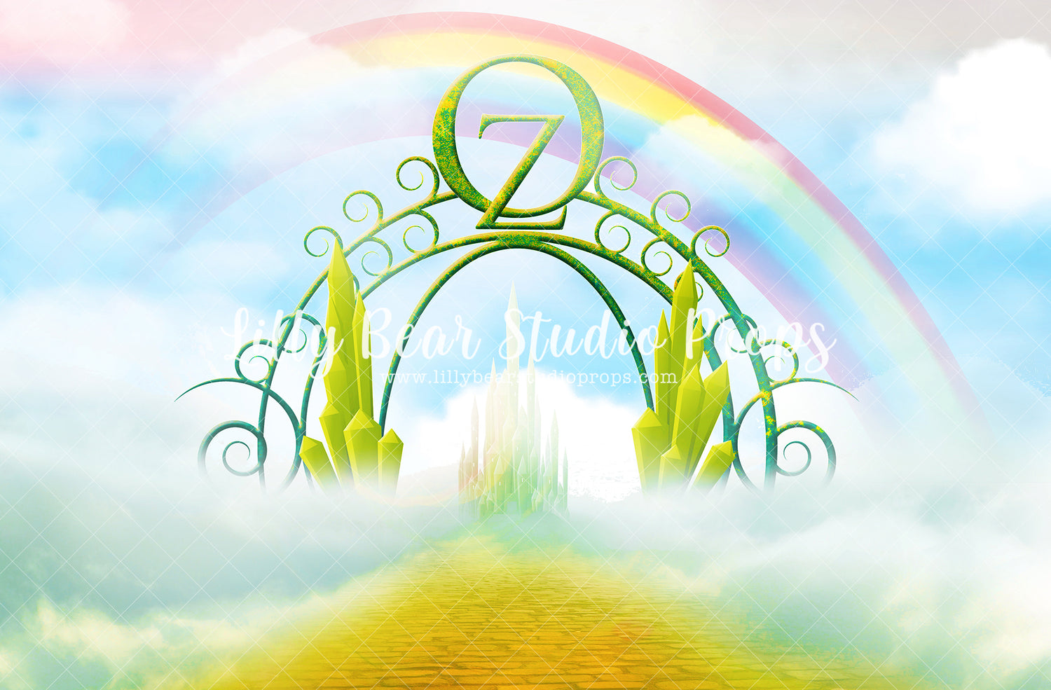 Welcome To Oz - Lilly Bear Studio Props, dorothy, munchkin, over the rainbow, oz, oz entrance, somewhere over the rainbow, the wizard of oz, welcome to oz, wizard, wizard of oz, yellow brick, yellow brick road