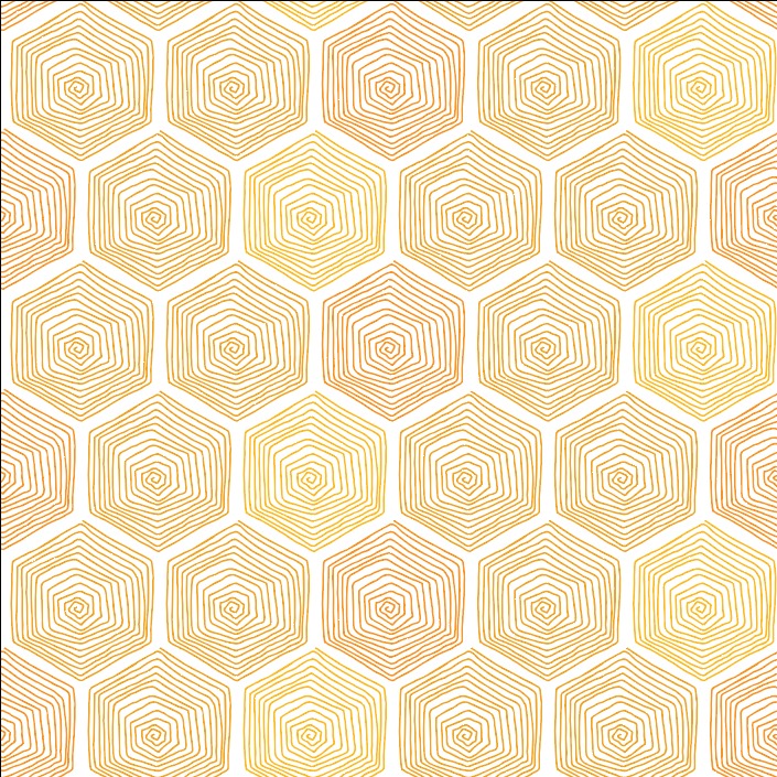 Honey Comb Spirals - Lilly Bear Studio Props, bee hive, bees, FABRICS, honey, honey bees, honey comb, orange, winnie the pooh, yellow