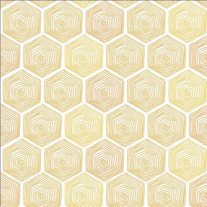 Honey Comb Spirals - Lilly Bear Studio Props, bee hive, bees, FABRICS, honey, honey bees, honey comb, orange, winnie the pooh, yellow