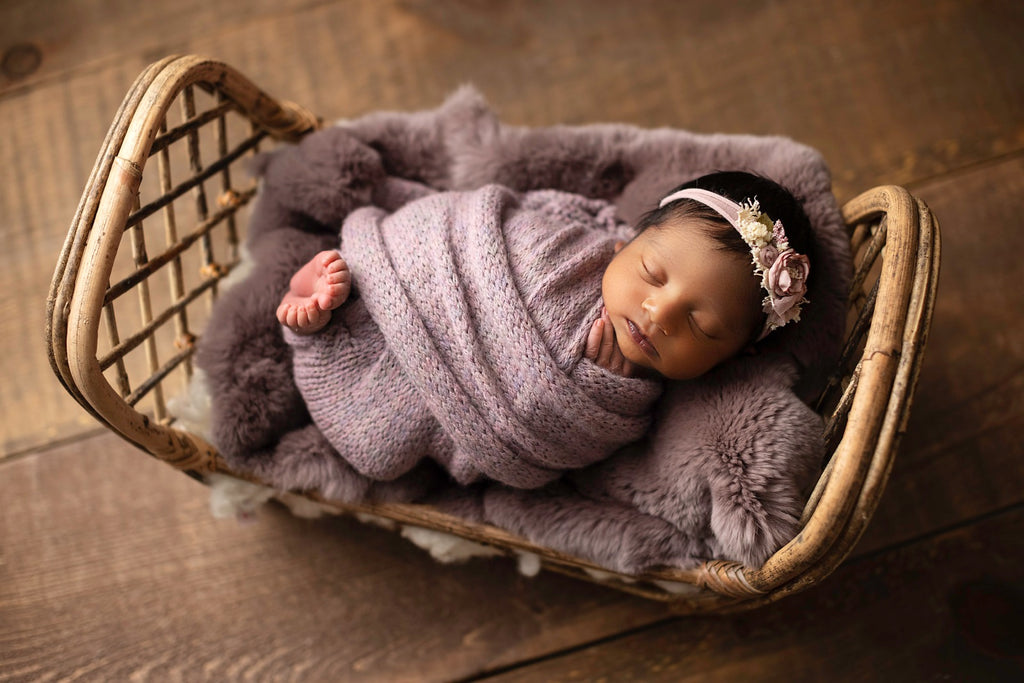 Iris Bed (RTS) by Lilly Bear Studio Props sold by Lilly Bear Studio Props, baby papasan chair - bamboo - bamboo baby pr