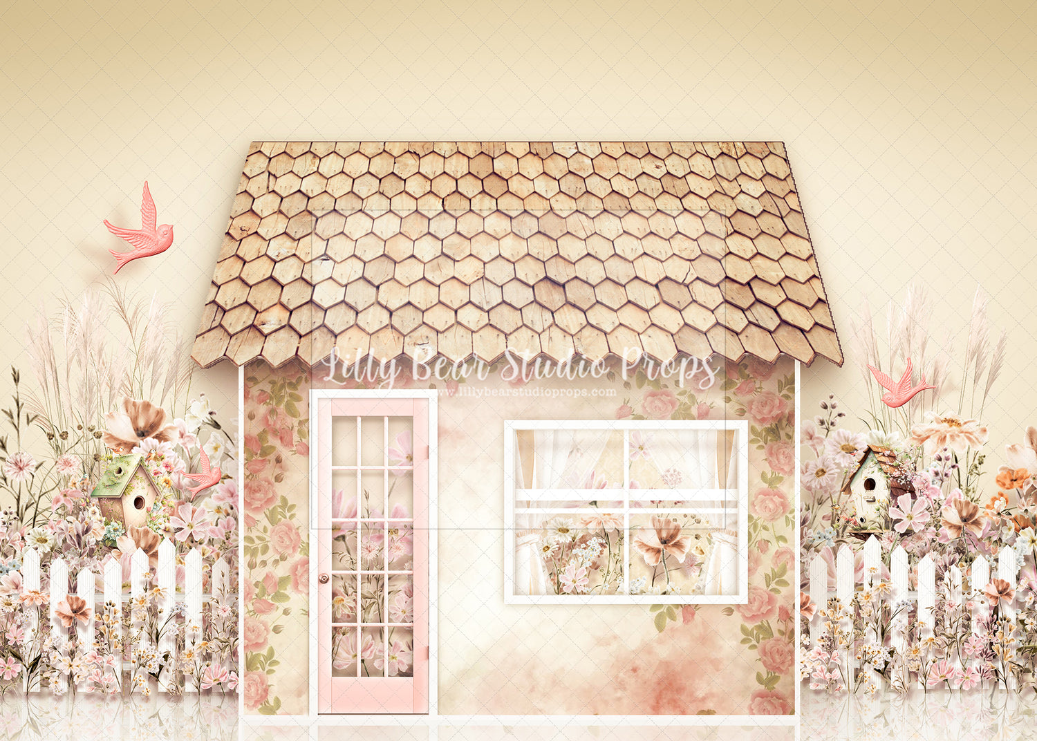 Whimsical Floral Garden Playhouse