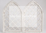 White Arches - Lilly Bear Studio Props, boho spring, floral, picket fence, spring, spring archway, spring ballroom, spring barn, spring wreath, white, white arches, white floral, wisteria