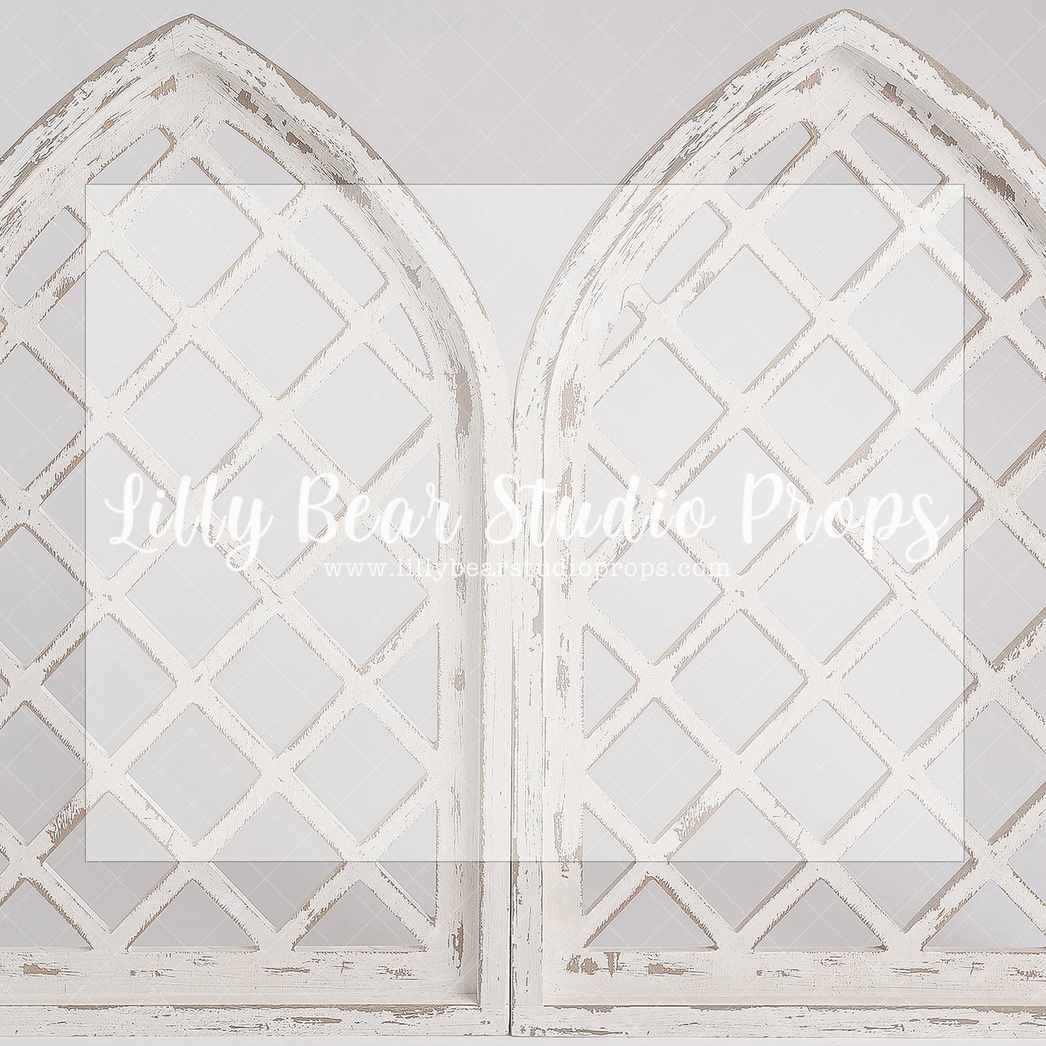 White Arches - Lilly Bear Studio Props, boho spring, floral, picket fence, spring, spring archway, spring ballroom, spring barn, spring wreath, white, white arches, white floral, wisteria