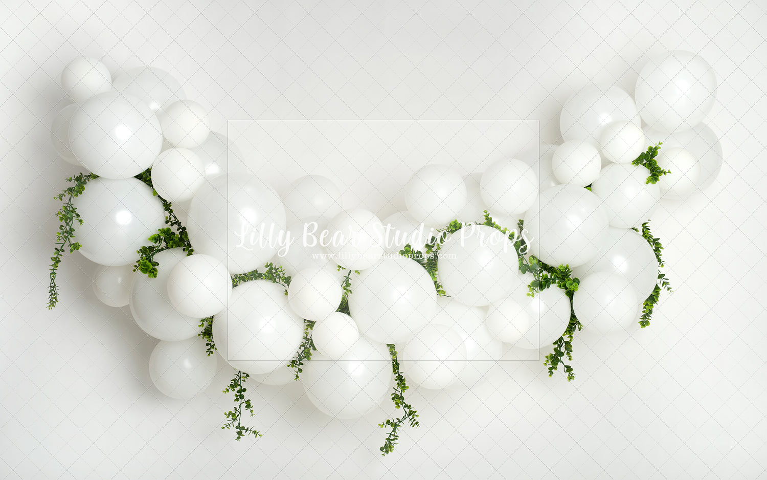 Simply White Balloon Garland