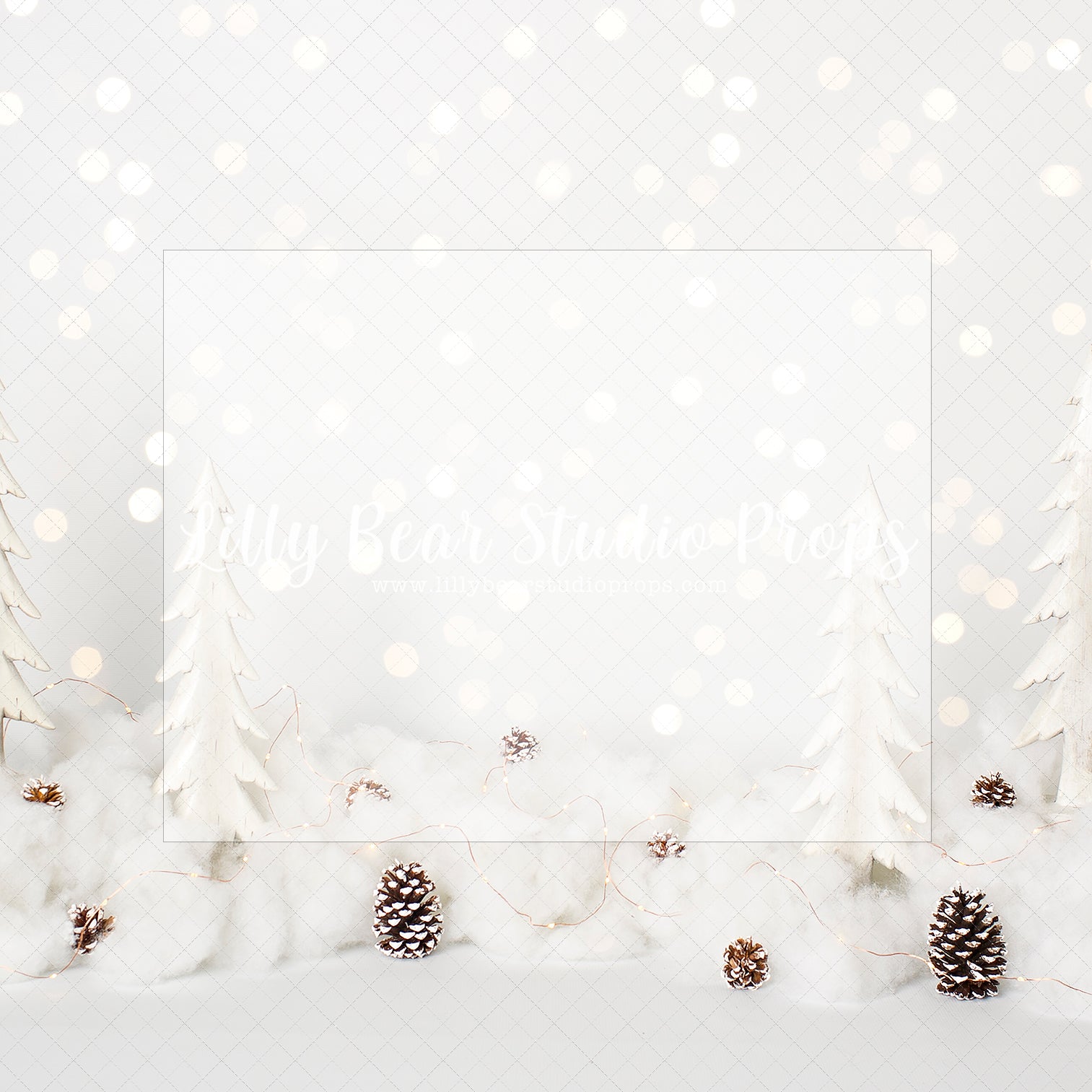 White Pine Shimmer - Lilly Bear Studio Props, christmas, Cozy, Decorated, Festive, Giving, Holiday, Holy, Hopeful, Joyful, Merry, Peaceful, Peacful, Red & Green, Seasonal, Winter, Xmas, Yuletide