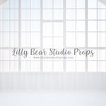 White Window by Lilly Bear Studio Props sold by Lilly Bear Studio Props, curtains - FABRICS - white window - window - w
