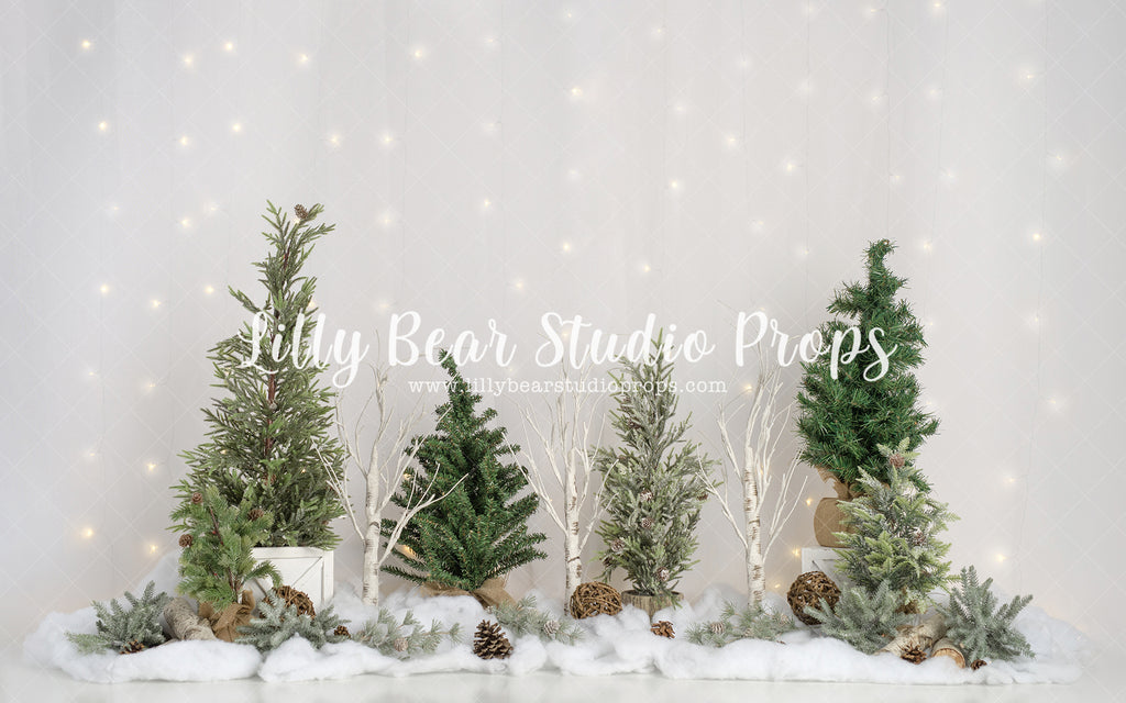 White Winter Forest - Lilly Bear Studio Props, animal, animals, baby animal, baby deer, bear, birthday, bunny, cake smash, deer, deer one, deers, easter, FABRICS, floral, flower deer, forest, forest animals, forest friends, fox, foxing around, foxy, girl, green forest, moss, mushrooms, owl, pine cone, pinecone, racoon, spring, winter, winter forest, winter woodland, wood log, wood logs, woodland, woodland forest, woodland friends