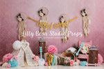 Wild One Dreamer - Lilly Bear Studio Props, birch branches, birthday, boho, boho chic, boho garden, boho pastel rainbow, boho pink, boho prop, boho rings, boho spring, boho teepee, boho tent, boho tiki, boho wood, camper, FABRICS, floral, girl, lights, little camper, little wild one, llama boho, rainbow boho, spring, spring boho, twinke lights, wild one, wild one girl