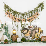 Wild One Journey - Lilly Bear Studio Props, boho teepee, eucalyptus, green garland, into the, into the jungle, into the wild, into the woods, little wild one, teepee, teepee tent, wild one