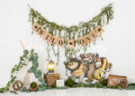 Wild One Journey - Lilly Bear Studio Props, boho teepee, eucalyptus, green garland, into the, into the jungle, into the wild, into the woods, little wild one, teepee, teepee tent, wild one
