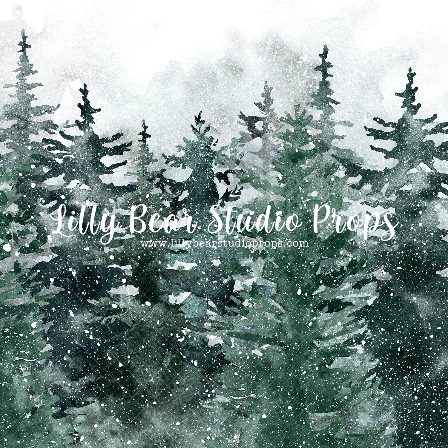 Winter Forest by Lilly Bear Studio Props sold by Lilly Bear Studio Props, christmas - holiday - winter