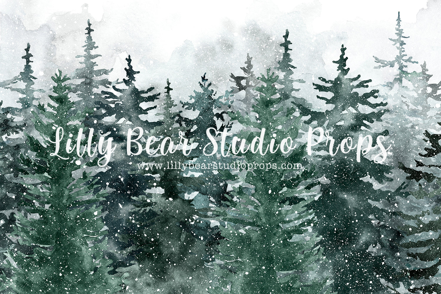 Winter Forest by Lilly Bear Studio Props sold by Lilly Bear Studio Props, christmas - holiday - winter