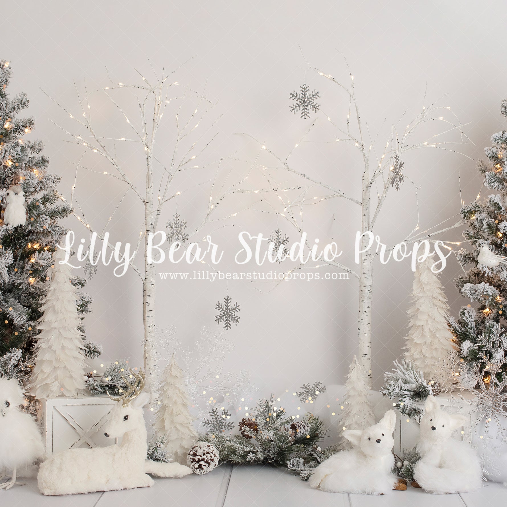 Winter Frost by Amber Costa Photography sold by Lilly Bear Studio Props, christmas - FABRICS - mantle - seasonal - wint