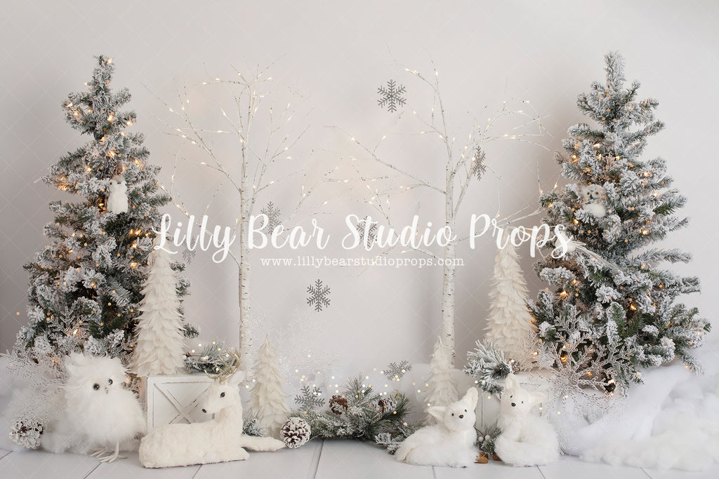 Winter Frost by Amber Costa Photography sold by Lilly Bear Studio Props, christmas - FABRICS - mantle - seasonal - wint