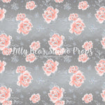 Winter Glitter Flower by Lilly Bear Studio Props sold by Lilly Bear Studio Props, fabric - floral - girls - glitter - g