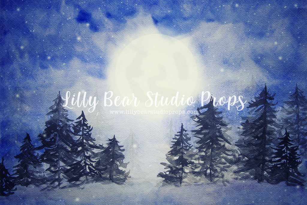 Winter Painting by Lilly Bear Studio Props sold by Lilly Bear Studio Props, christmas - holiday - winter