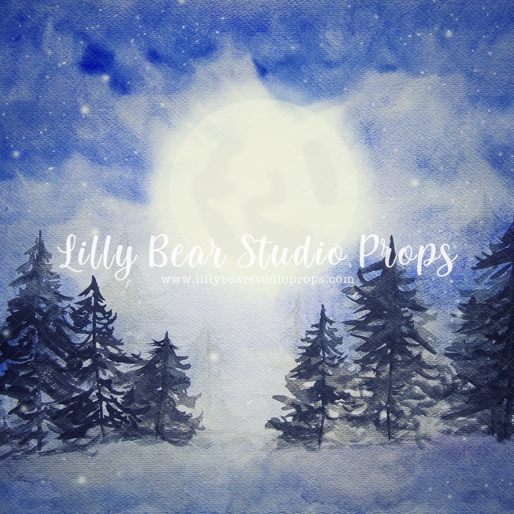 Winter Painting by Lilly Bear Studio Props sold by Lilly Bear Studio Props, christmas - holiday - winter