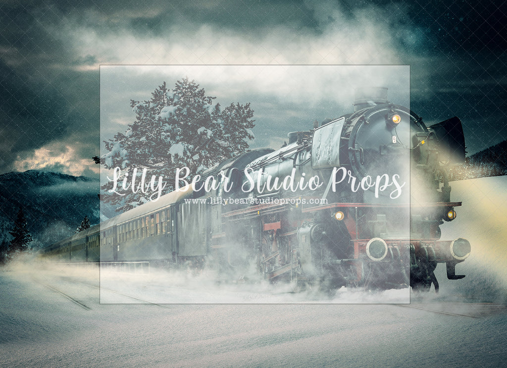 Winter Polar Express - Lilly Bear Studio Props, christmas, Cozy, Decorated, Festive, Giving, Holiday, Holy, Hopeful, Joyful, Merry, Peaceful, Peacful, Red & Green, Seasonal, Winter, Xmas, Yuletide
