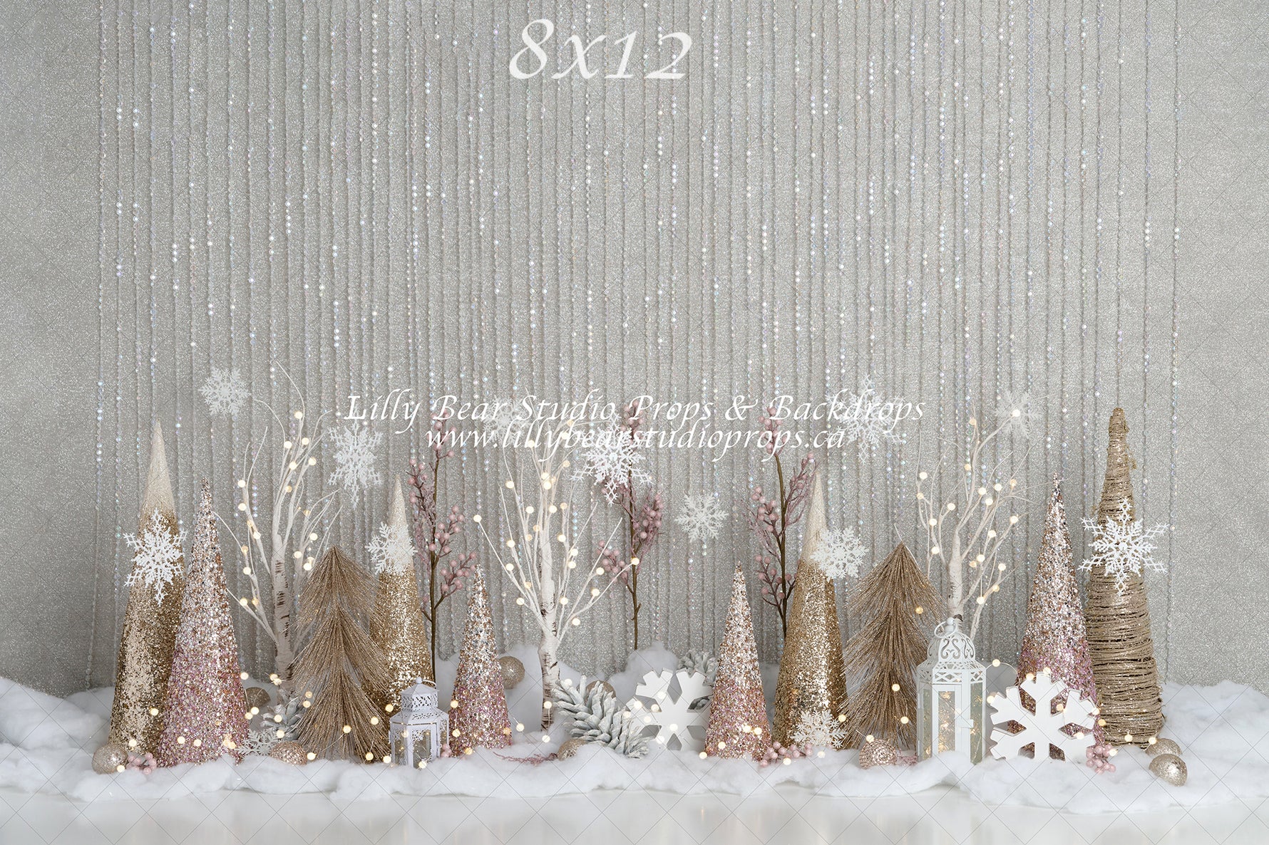 Winter Shimmer by Sweet Memories Photos By Carolyn sold by Lilly Bear Studio Props, birthday - cake smash - christmas