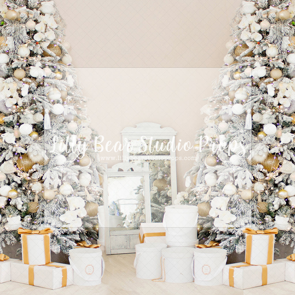 Winter White Holiday - Lilly Bear Studio Props, christmas, Cozy, Decorated, Festive, Giving, Holiday, Holy, Hopeful, Joyful, Merry, Peaceful, Peacful, Red & Green, Seasonal, Winter, Xmas, Yuletide