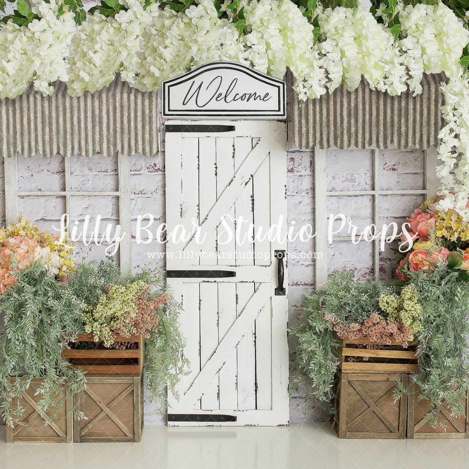 Wisteria Lane by Daniella Photography sold by Lilly Bear Studio Props, boys - cake smash - FABRICS - floral - flowers