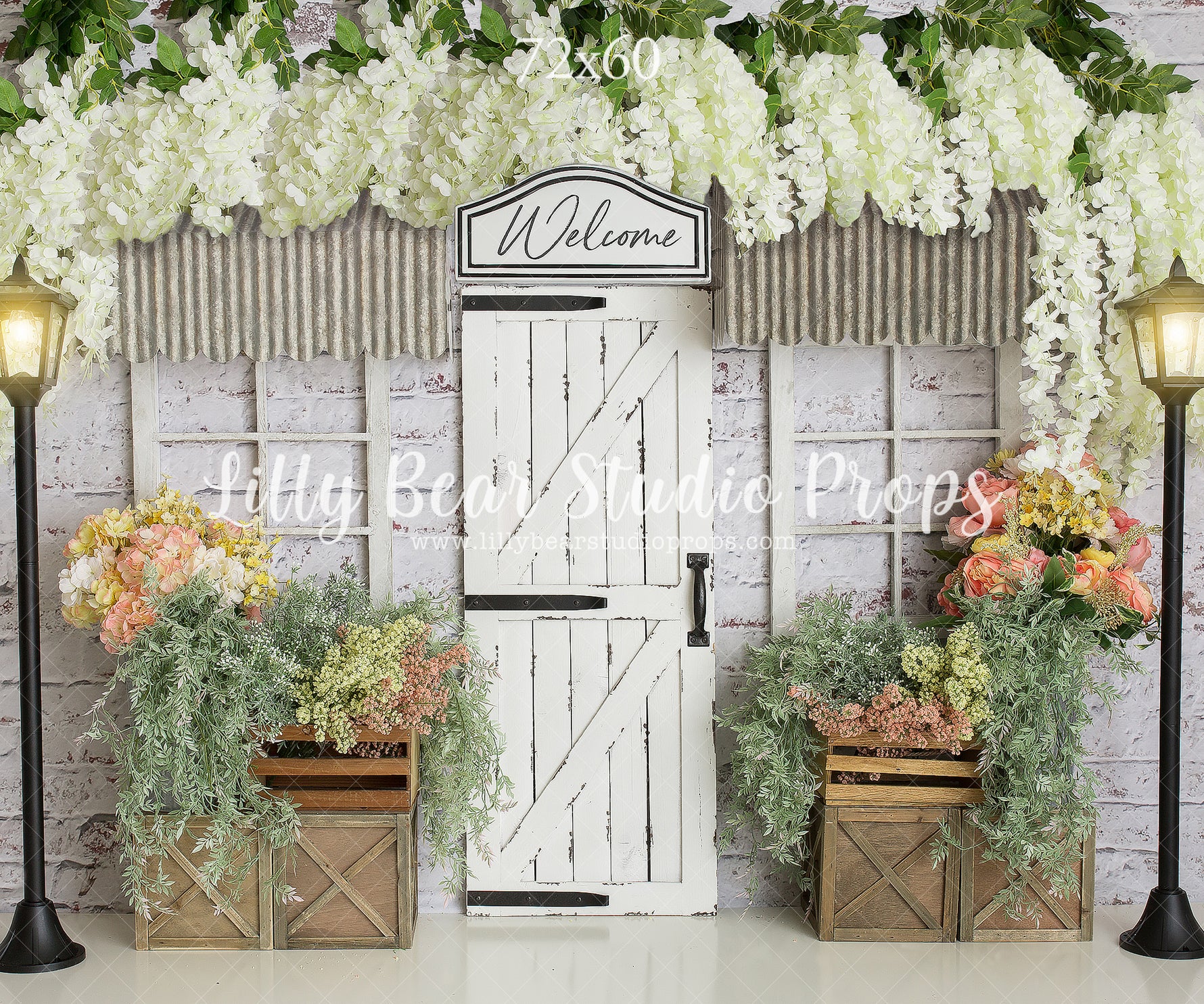 Wisteria Lane by Daniella Photography sold by Lilly Bear Studio Props, boys - cake smash - FABRICS - floral - flowers