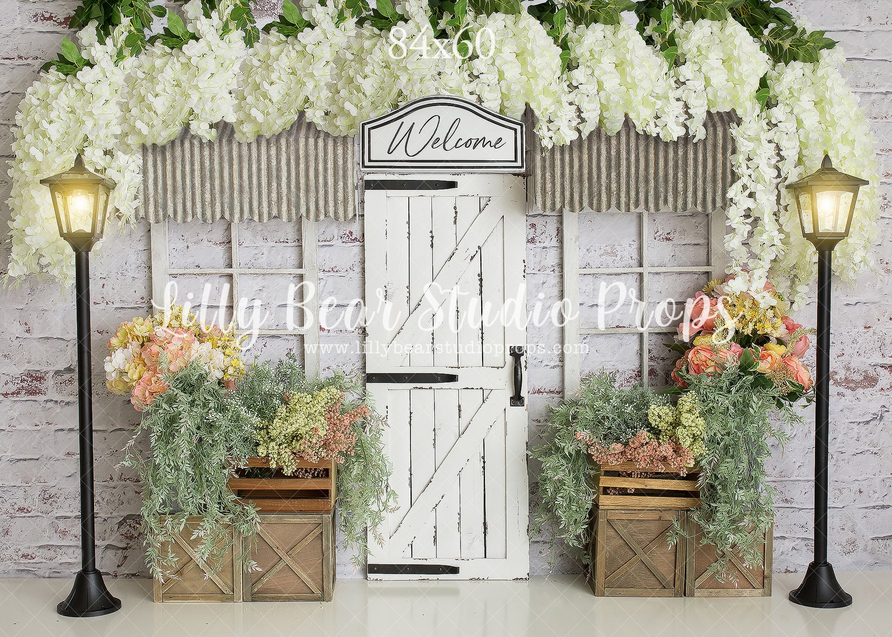 Wisteria Lane by Daniella Photography sold by Lilly Bear Studio Props, boys - cake smash - FABRICS - floral - flowers