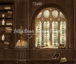 Wizards Library by Lilly Bear Studio Props sold by Lilly Bear Studio Props, books - FABRICS - harry potter - library