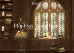 Wizards Library by Lilly Bear Studio Props sold by Lilly Bear Studio Props, books - FABRICS - harry potter - library