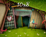 Wonderland by Lilly Bear Studio Props sold by Lilly Bear Studio Props, alice in wonderland - disney - drink me - FABRIC